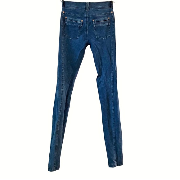 Diane von Furstenberg | Jailie dark blue denim skinny jeans size 4 - Picture 10 of 12